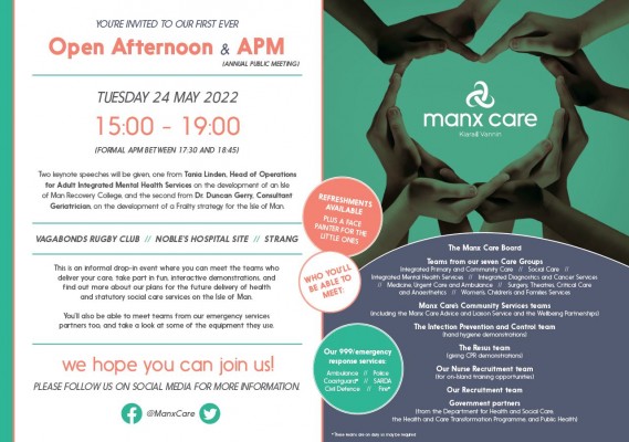 Manx Care Open Afternoon Event Image