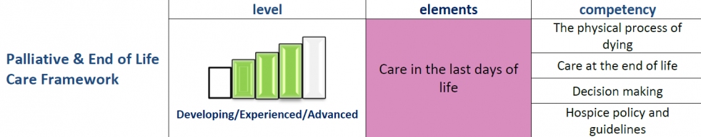 Care in the last few days of life