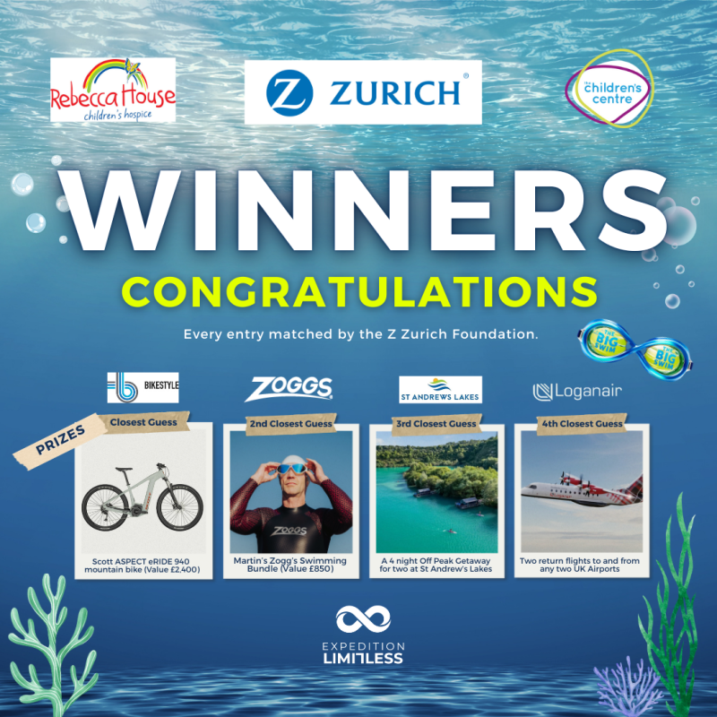 THE BIG SWIM FUNDRAISING CAMPAIGN Social Media 1080 x 1080 px 2