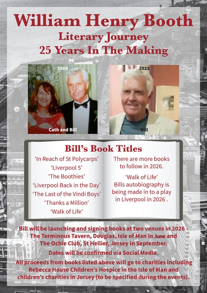 Bill Booth A3 Poster PROOF 25 years v2