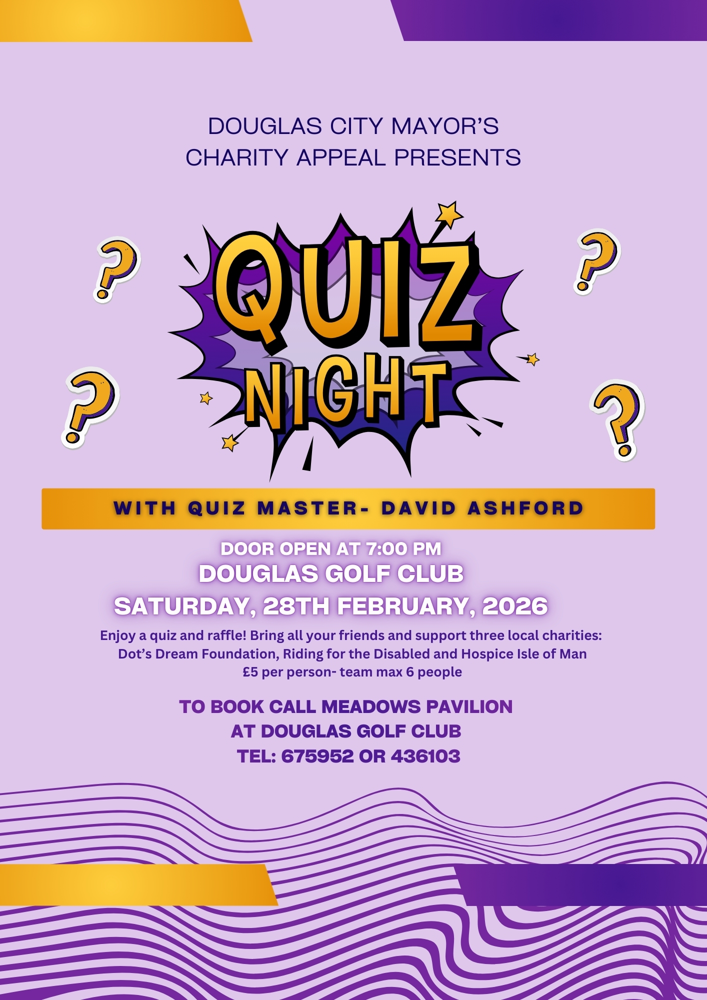 Quiz Night Poster A4