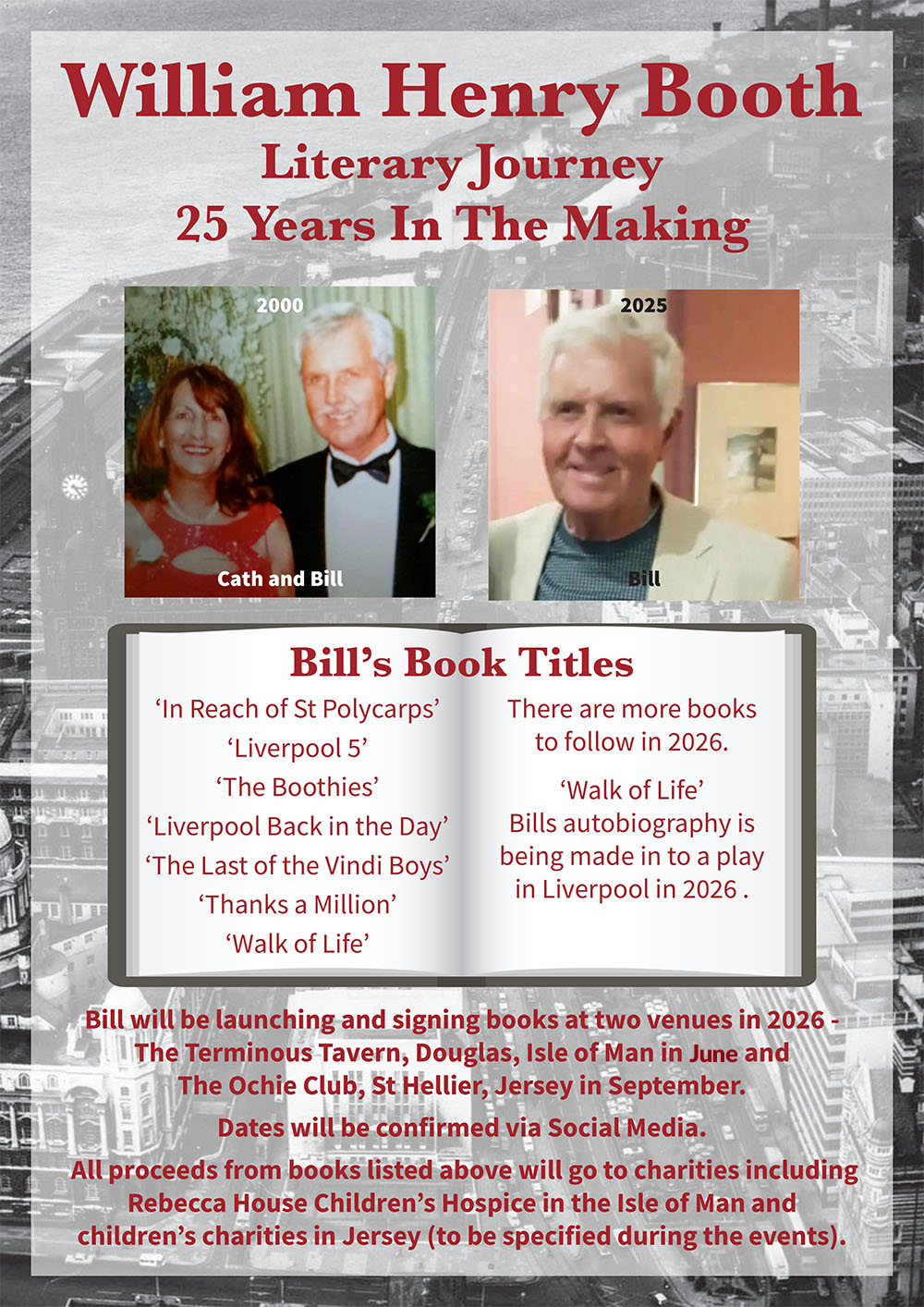Bill Booth A3 Poster PROOF 25 years v2