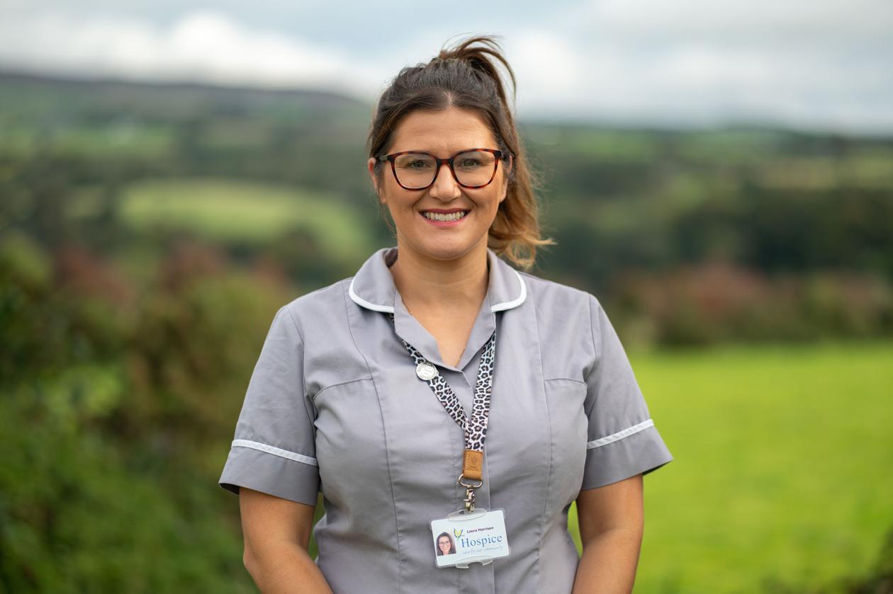 Nurse smiling at the camera