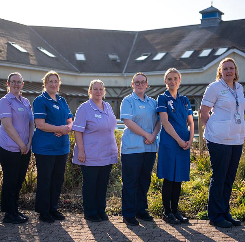 Hospice staff members