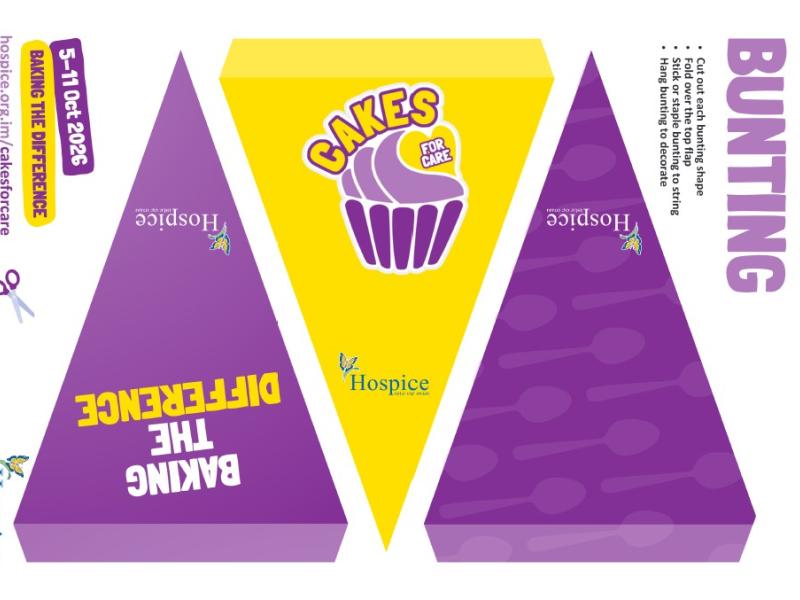 Cakes for Care Bunting