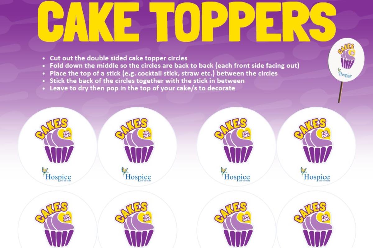 Cakes for Care cake toppers