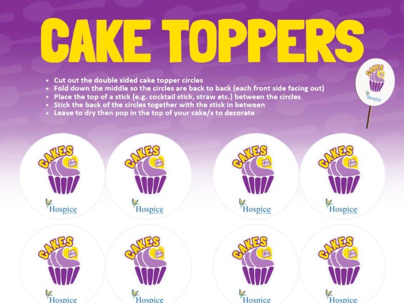 Cakes for Care cake toppers