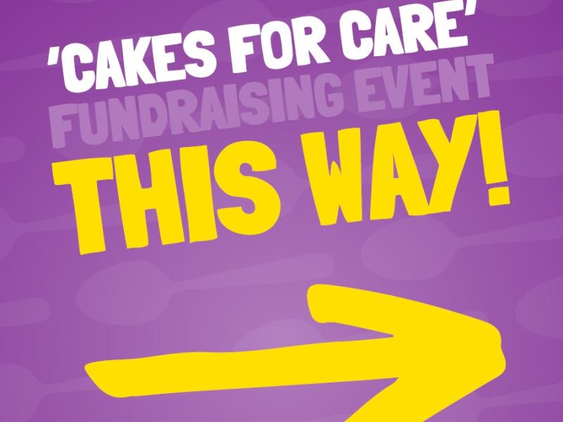 Cakes for Care Direction Signs