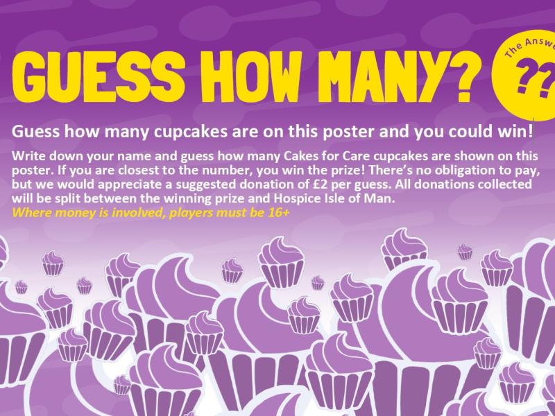 Cakes for Care Guess How Many Competition