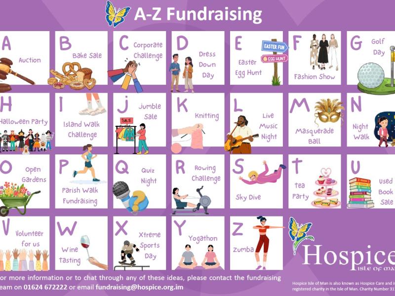 Hospice A-Z of Fundraising Ideas