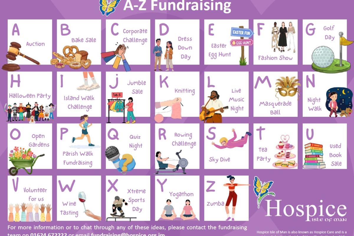 Hospice A-Z of Fundraising Ideas