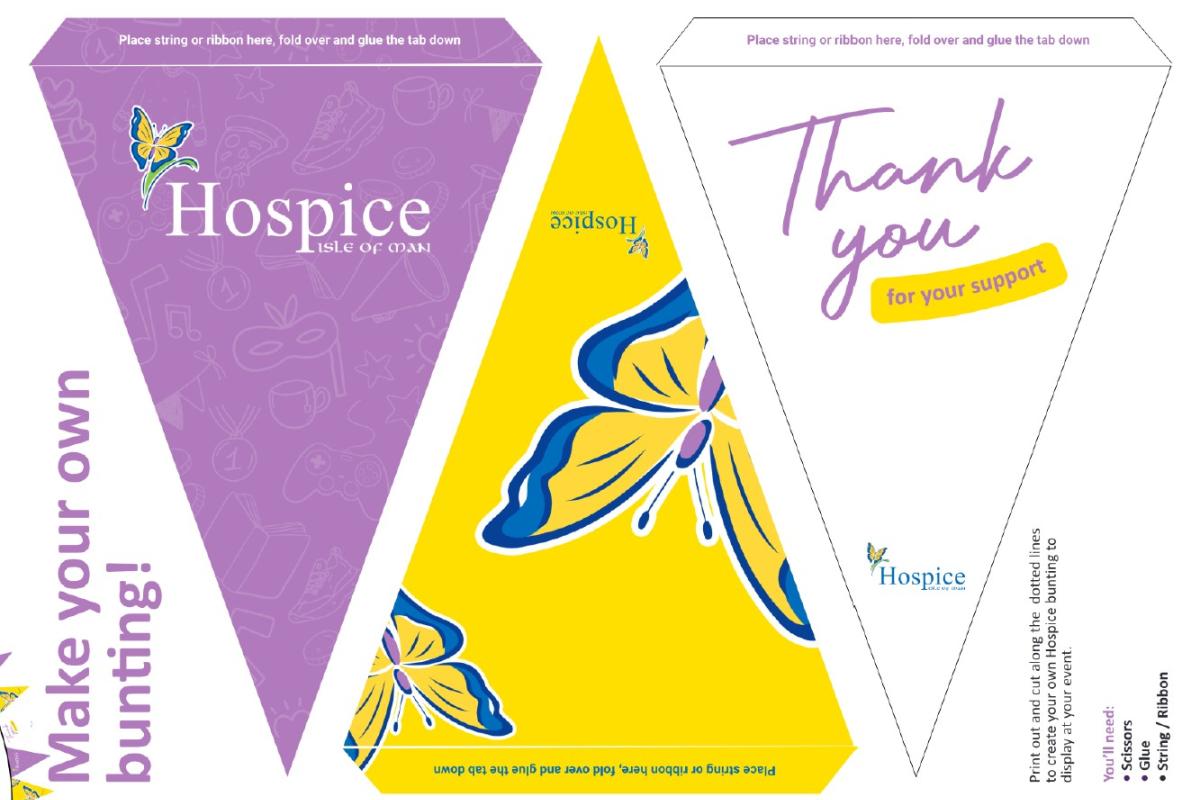 Hospice Fundraising Bunting