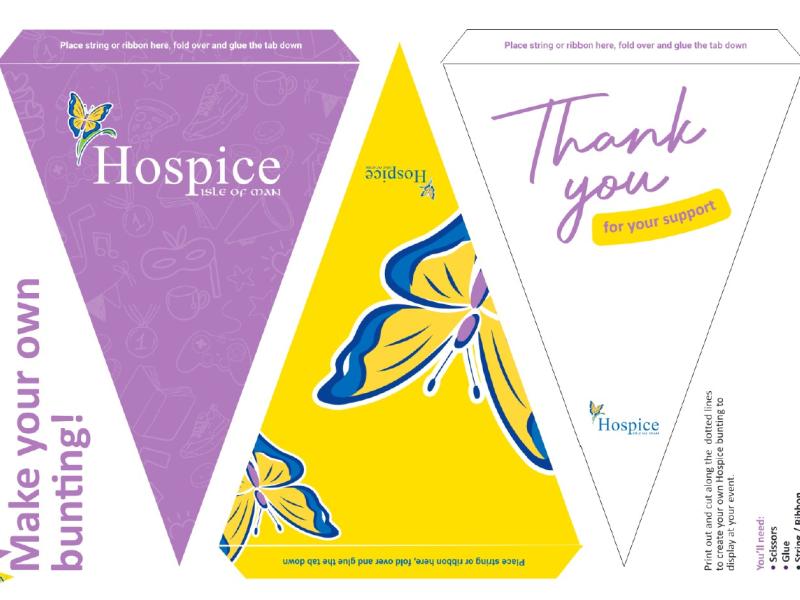 Hospice Fundraising Bunting