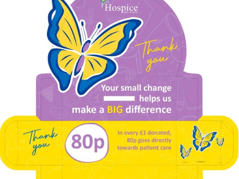 Hospice Rounded Collection Box